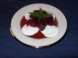 Cherry Compote over Goat Cheese