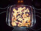 Blueberry Bagel Bread Pudding