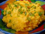 Mixed Mashed Potatoes With Scallions