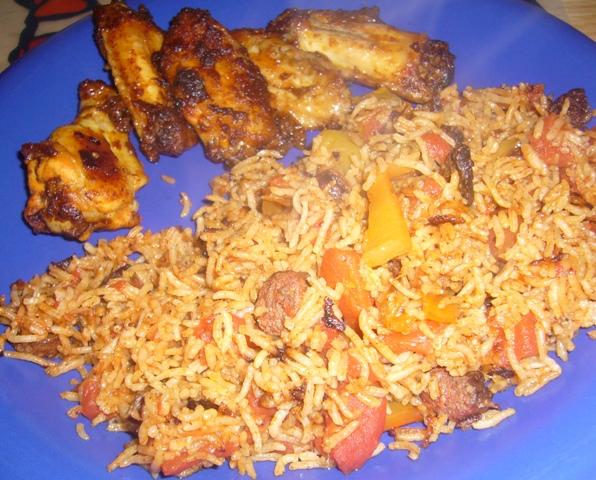 Egyptian Rice With Spicy Tomato Sauce. Photo by Jamilah's Kitchen