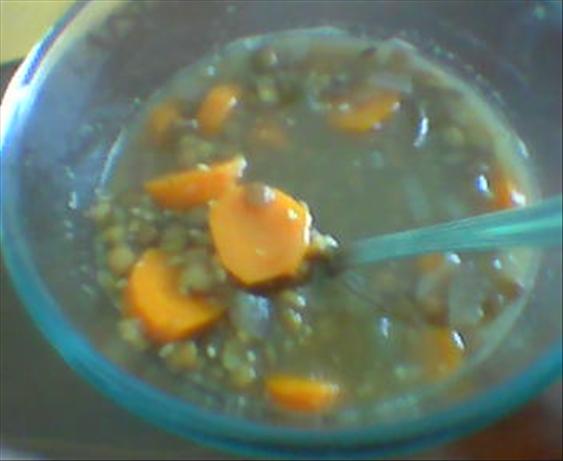 Garlic Lentil Soup. Photo by Jane Gib
