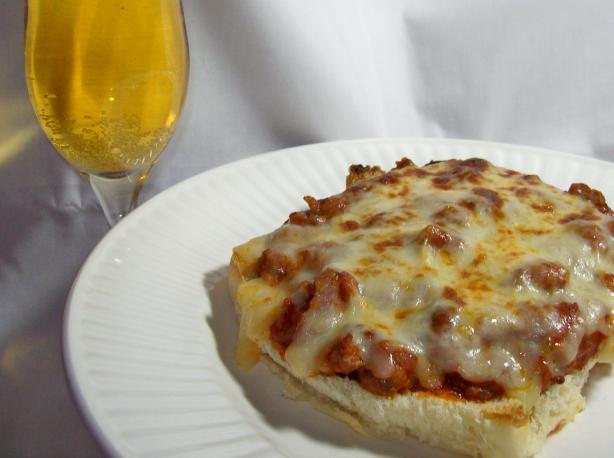 Italian Sausage Melt. Photo by Chef shapeweaver &copy;