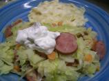 Easy Cabbage and Kielbasa