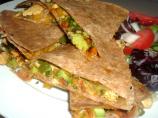 Leftover Chicken & Vegetable Quesadillas