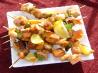 Greek Salmon and Seafood Skewers