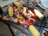 Greek Salmon and Seafood Skewers