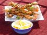 Greek Salmon and Seafood Skewers
