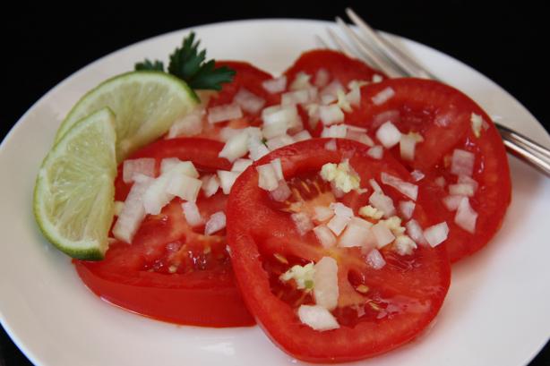 Tomato Salad -(Saladi Ya Nyanya). Photo by Leggy Peggy
