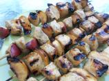 Honey Mustard Nectarine Pork Kabobs