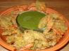 Peruvian Quinoa Shrimp Chicharrones With Green Aji Sauce. Recipe by FLKeysJen