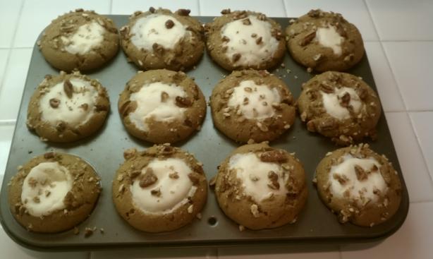 Pumpkin Muffins With Cream Cheese Center. Photo by Broadzilla619