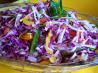 Jicama Cilantro Red Cabbage Slaw