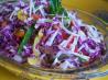 Jicama Cilantro Red Cabbage Slaw