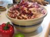 Jicama Cilantro Red Cabbage Slaw