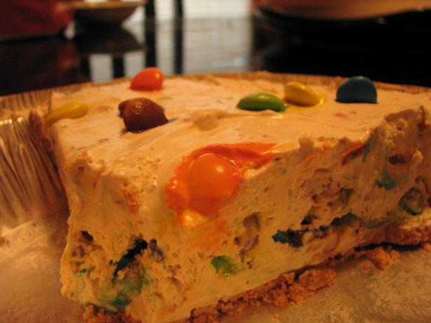 Frosty M&m Pie (Or Toffee Bits, Butterfingers, Etc.) No Bake. Photo by Tara_hearts