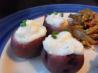 Cream Cheese Stuffed New Potatoes. Recipe by Mrs. Cookie