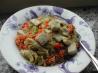 Savory Tofu and Vegetables over Tomato Couscous