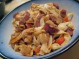 Kielbasa and Sauerkraut Pasta