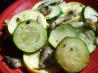 Roasted Zucchini, Mushrooms, and Onions