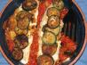 Fried Fish & Zucchini With Spicy Tomato Sauce. Recipe by Nasseh