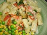 Casserole of Fusilli and Three Cheeses