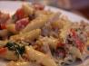 Baked Four-Cheese Pasta With Tomatoes and Basil. Recipe by Galley Wench