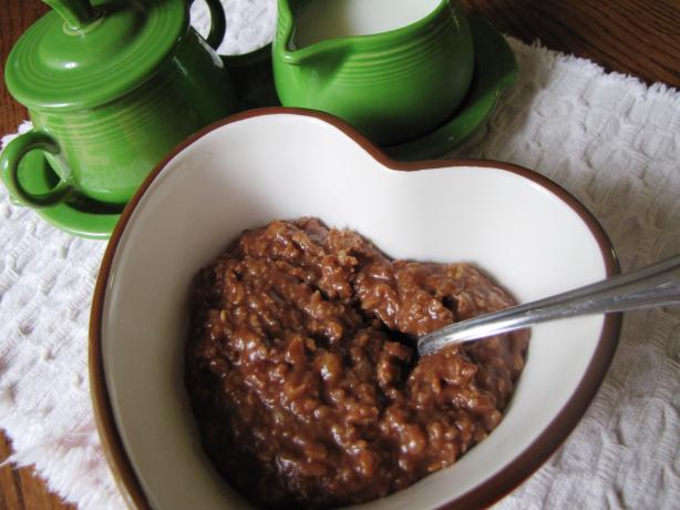Chocolate Banana Porridge (Oatmeal). Photo by loof