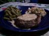 Tender Beef Smothered in Stilton Cheese Sauce. Recipe by Baby Kato