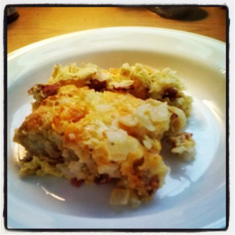 Bacon and Tater Tots Crock Pot Breakfast. Photo by stephstew