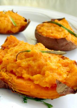 Stuffed Baked Sweet Potatoes. Photo by Andi of Longmeadow Farm