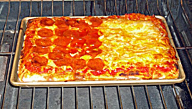 Sicilian Pizza Dough. Photo by PizzaioloMike