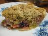 Sour Cream Rhuberry Pie