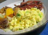 Green & White Scrambled Eggs - or Scrambled Eggs With Cream