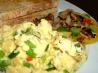 Green & White Scrambled Eggs - or Scrambled Eggs With Cream