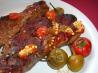Pork Ribs With Garlic, Chilies and Tomato