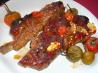 Pork Ribs With Garlic, Chilies and Tomato
