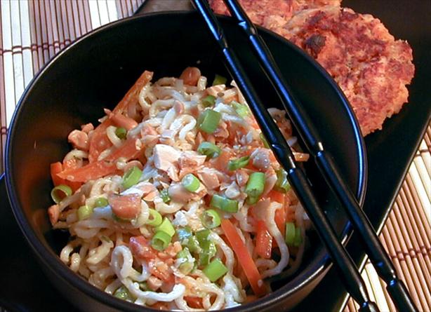Noodle Salad with Peanut-Lime Vinaigrette. Photo by ms_bold
