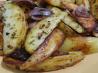 Garlic Potato Wedges. Recipe by Sandi (From CA)