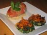 Broccoli Cheese Stuffed Chicken With Spinach Patties. Recipe by The Flying Chef
