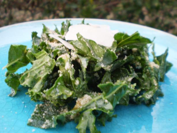 Raw Tuscan Kale Salad With Pecorino. Photo by breezermom