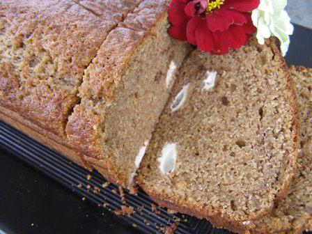 Healthy Cinnamon Cream Cheese Swirl Bread (Whole Wheat). Photo by DuChick