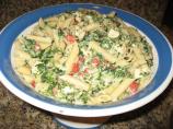 Reduced-Fat Chicken, Spinach & Tomato Pasta