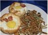 Eggs In a Basket. Recipe by Gee Bee
