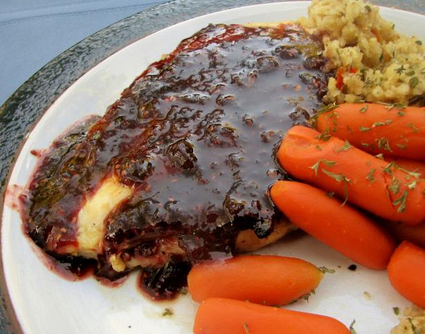 Raspberry Chipotle Glazed Chicken Breasts. Photo by lazyme