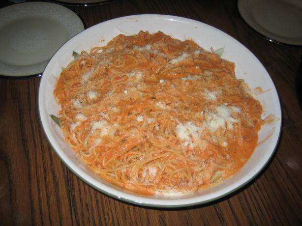 Palomino Sauce (Served over Pasta). Photo by BeIIa