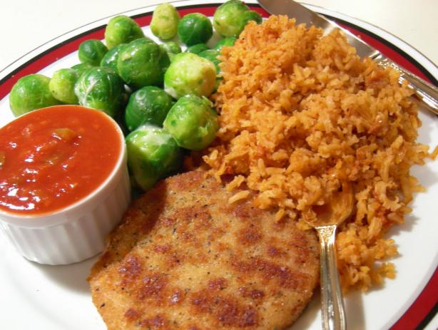 Easy Authentic Mexican Rice. Photo by Divaconviva