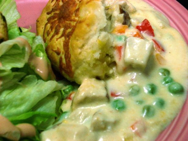 Creamed Chicken and Biscuits. Photo by loof