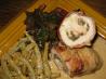 Bacon Wrapped Chicken With Blue Cheese and Pecans