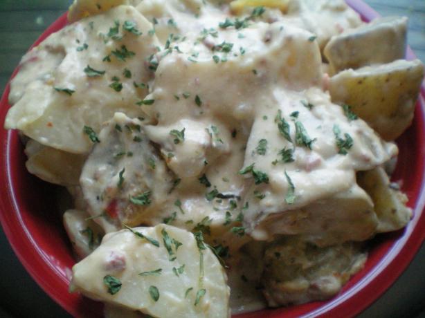 Cheesy Ranch Bacon Slow Cooker Potatoes. Photo by CoffeeB