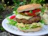 The Towering Inferno! Chilli, Coconut and Coriander Pork Burger